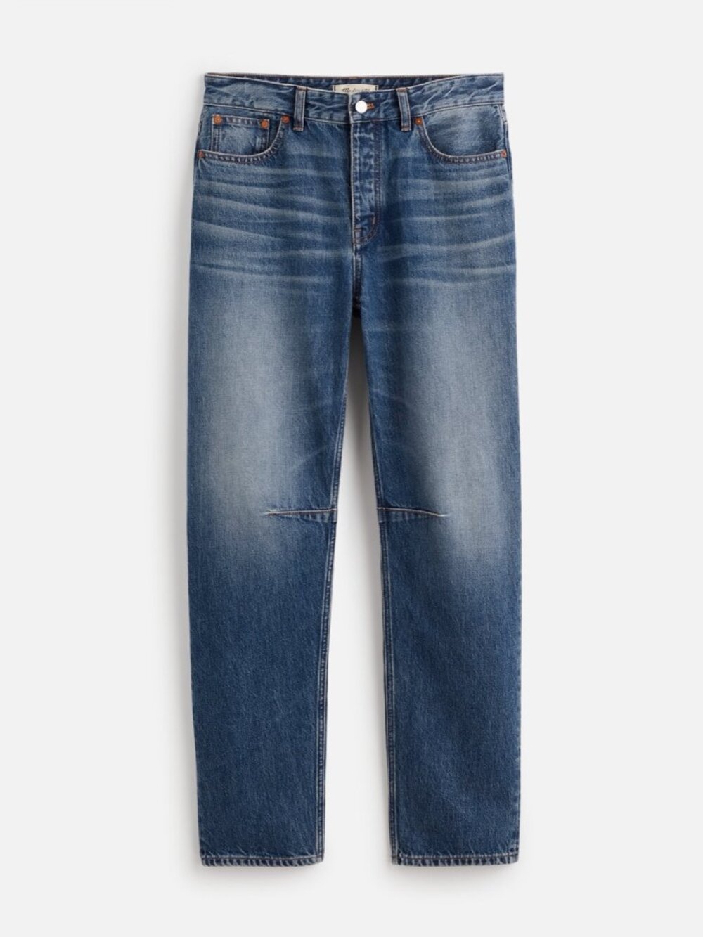 Madewell The Darted Barrel-Leg Jean Irmo Wash Rigid Denim Size 26